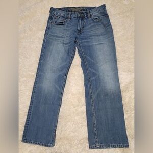 American Eagle Distressed 100% Cotton Made To Last Original Straight 33x32 **